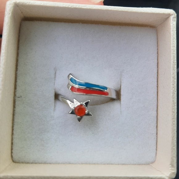 Zodiac Capricorn sterling silver ring - Picture 1 of 6